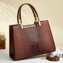 Load image into Gallery viewer, Women&#39;s Fashion Crocodile Pattern Crossbody bag
