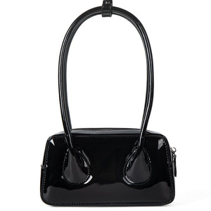 Fashion Portable Glossy PU Shoulder Bag