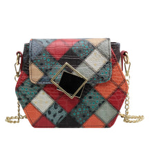 Load image into Gallery viewer, Stylish Textured Stitching Chain Small Square Bag
