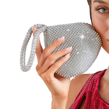 Load image into Gallery viewer, Handmade Rhinestone Evening Bag
