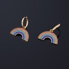 Load image into Gallery viewer, Rainbow advertisement Earrings
