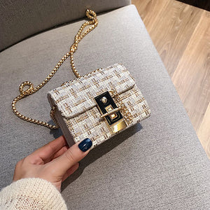 Foreign gas chain casual small square bag