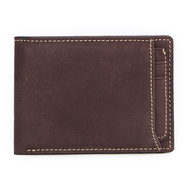 New Casual European And American Men's Leather Wallet