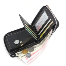 Load image into Gallery viewer, Zipper Two-fold Men&#39;s Wallet
