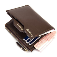 Load image into Gallery viewer, Men&#39;s Multifunction Card Zipper Short Wallet
