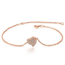 Load image into Gallery viewer, Heart-shaped chain bracelet
