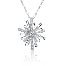 Load image into Gallery viewer, Christmas snowflake necklace
