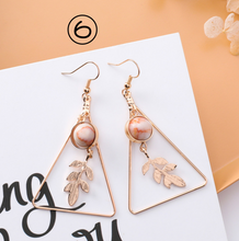 Load image into Gallery viewer, Long personality tassel earrings
