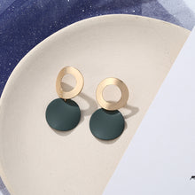 Load image into Gallery viewer, Geometric Disc Earrings
