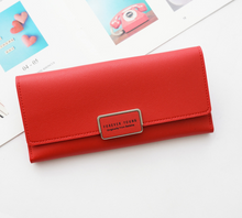 Load image into Gallery viewer, Korean version Multi-card position pu leather wallet
