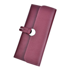 Load image into Gallery viewer, Three-fold buckle long wallet
