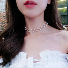 Load image into Gallery viewer, Fashion Pearl Neckband Simple Short Clavicle Chain
