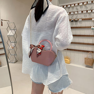 Fashion Stereotyped Apple Acrylic Silk Scarf Handbag