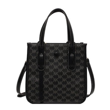 Load image into Gallery viewer, Fashion Printed Letter Contrast Stitching Plaid Handbag
