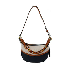 Load image into Gallery viewer, Strap Stitching Canvas Shoulder Bag
