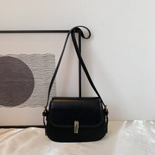 Load image into Gallery viewer, Ladies Classic Solid Color PU Flip Flap Handbag
