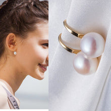 Load image into Gallery viewer, Micro-set pearl earrings
