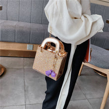 Load image into Gallery viewer, Children Sequin Chain Handbag
