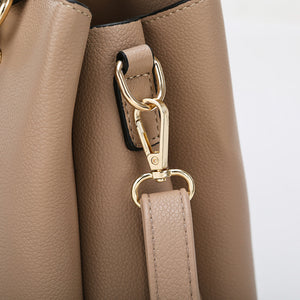 Solid Color Chain Foldable Handbag