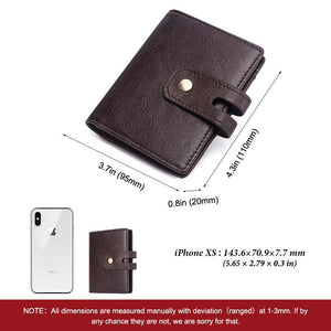 Anti-theft brush leather card package