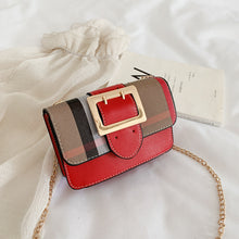 Load image into Gallery viewer, Check Princess small square bag
