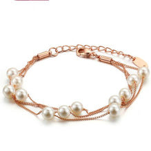 Load image into Gallery viewer, The imitation pearl bracelet necklace
