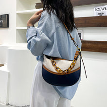 Load image into Gallery viewer, Strap Stitching Canvas Shoulder Bag
