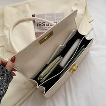 Load image into Gallery viewer, Pure Color Stereotyped Intellectual Lock Silk Scarf Handbag
