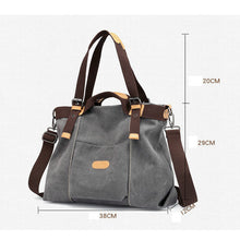 Load image into Gallery viewer, Ladies Canvas Large-Capacity Messenger Bag
