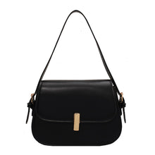 Load image into Gallery viewer, Ladies Classic Solid Color PU Flip Flap Handbag
