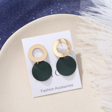 Load image into Gallery viewer, Geometric Disc Earrings
