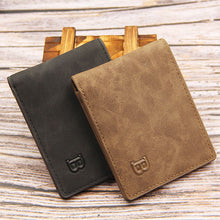 Load image into Gallery viewer, New Fashion Men&#39;s Short Vintage Frosted Wallet
