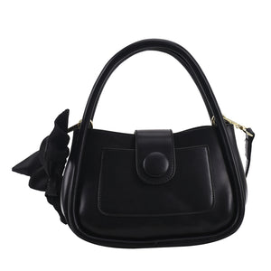 Solid Color Three-Dimensional Silk Scarf Handbag