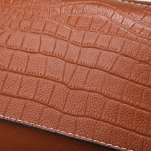 Load image into Gallery viewer, Crocodile Pattern Flap Handbag
