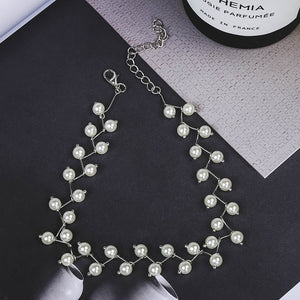 Fashion Pearl Neckband Simple Short Clavicle Chain