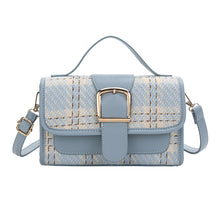 Load image into Gallery viewer, Pure ladies stereotyped flap check handbag
