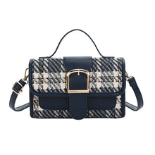 Load image into Gallery viewer, Pure ladies stereotyped flap check handbag
